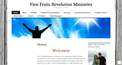 Desktop Screenshot of firstfruitsrevolutionministries.com